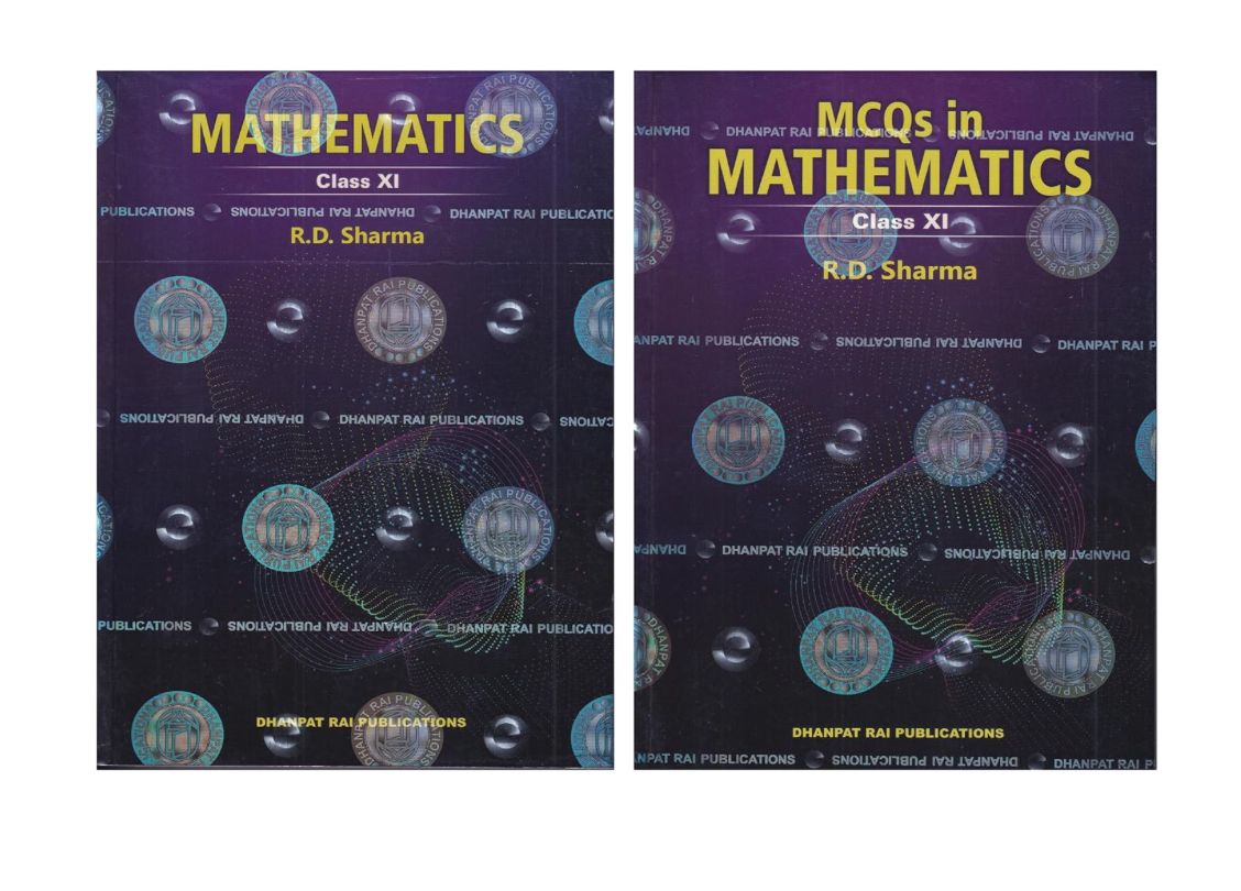 Mathematics class 11th and MCQs - by R.D. Sharma (2025-26 Examination)