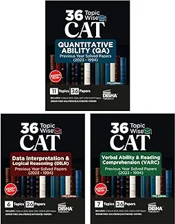 36 Topic-Wise CAT Preparation Books