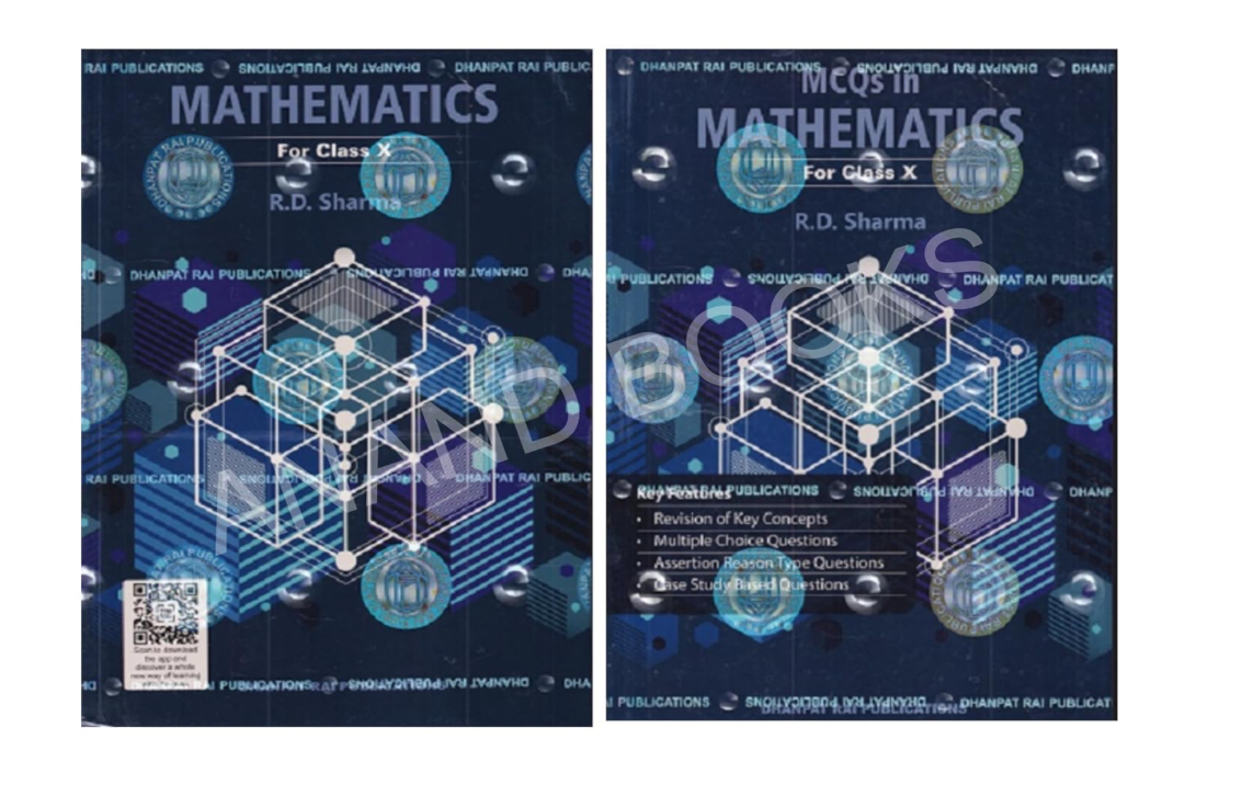 Rd Sharma Class 10 Maths 2025-26 CBSE Examinations | R D Sharma Class 10 Mathematics with MCQ Book (Pack of 2 Books)