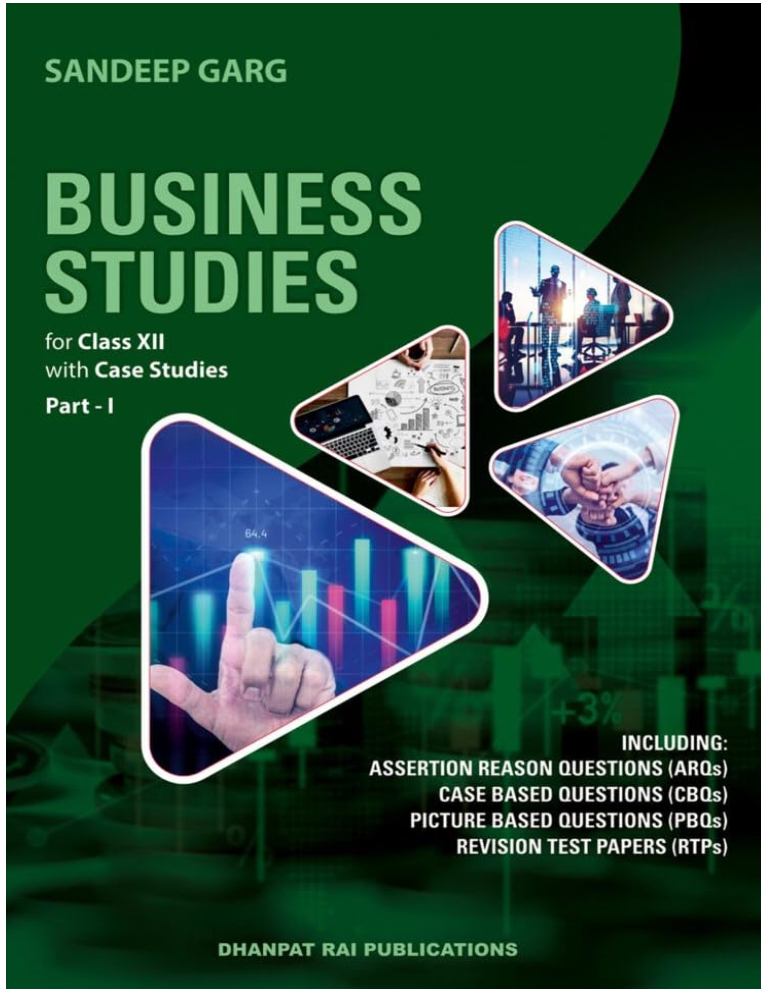 Business Studies for class 12th - by Sandeep Garg (2025-26 Examination)