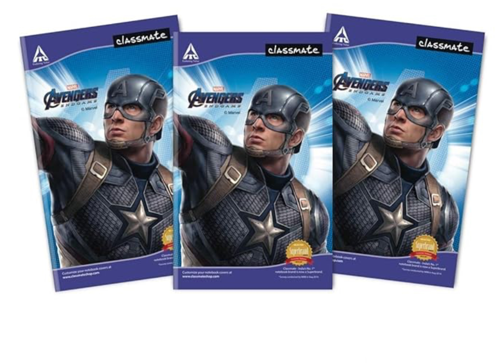 Classmate Long Book - Single Line, 172 Pages, 272 Mm X 167 Mm - Pack Of 3