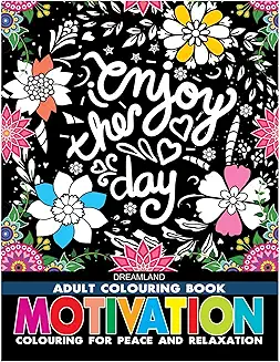 Adult Colouring Book - Motivation