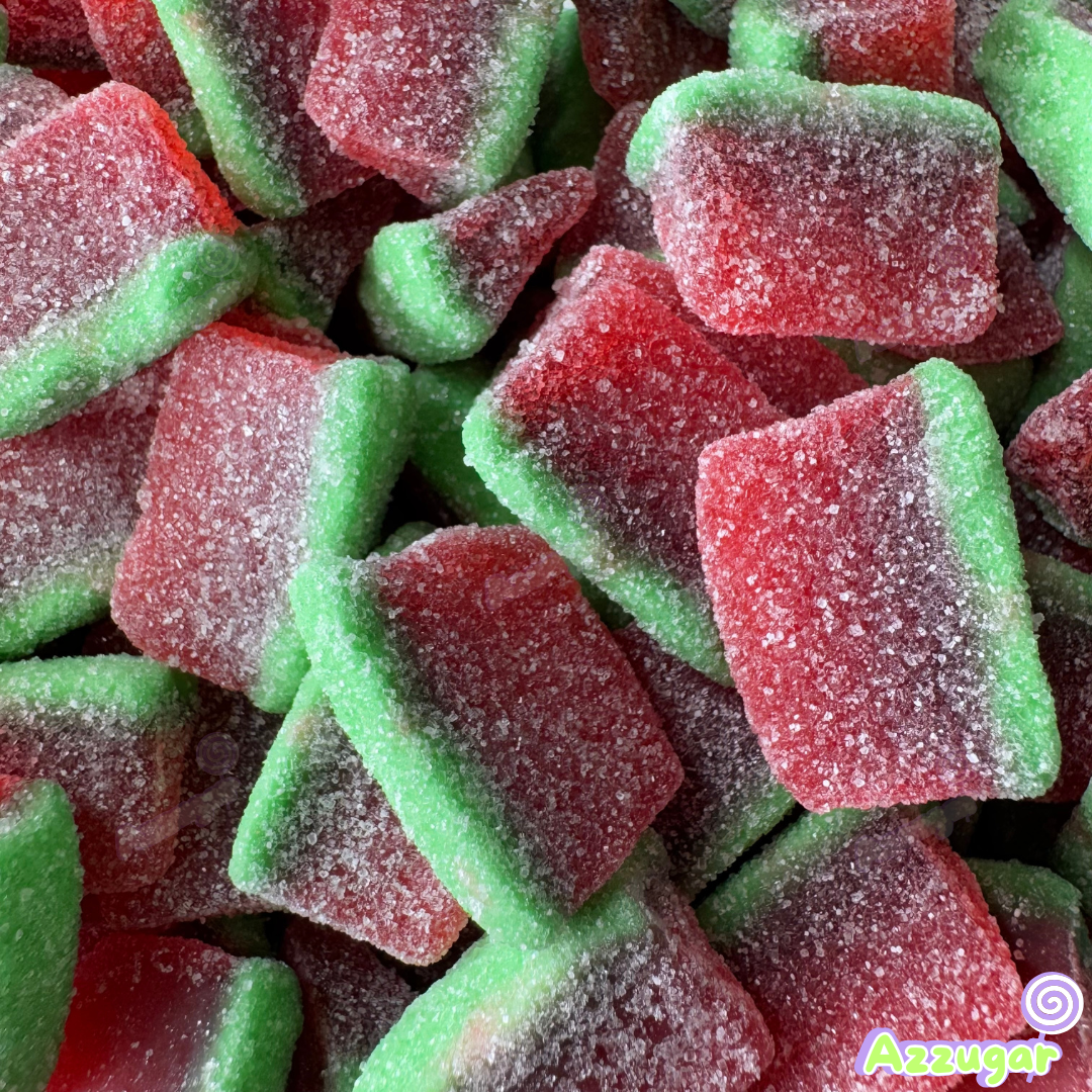 Tranches de pastèque acidulées - 100g ⚡