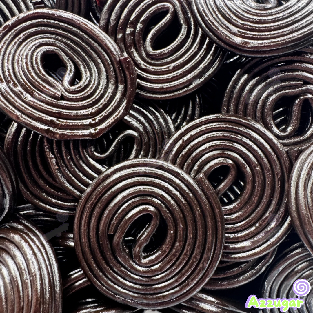 Disques réglisse lisses  - 100g 