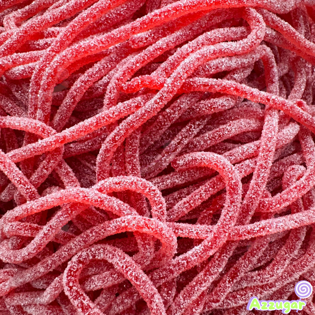 Lacets sucrés fraise - 100g