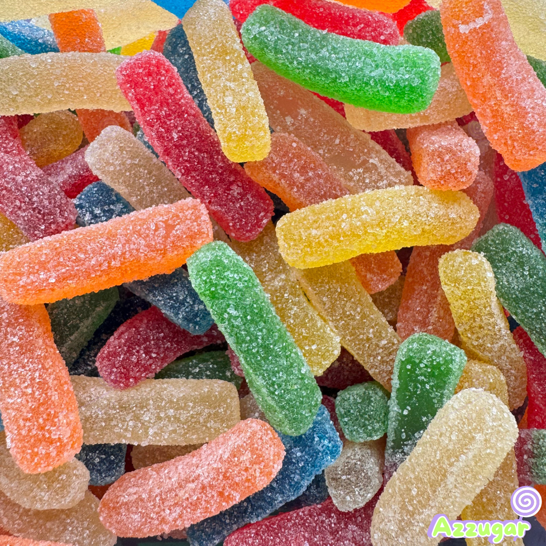 Frites multicolores acidulés - 100g ⚡