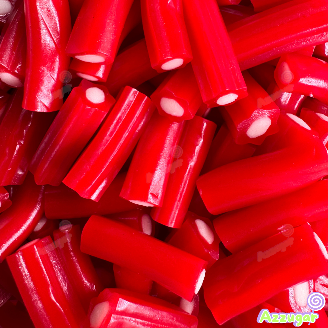 Cables rouges lisses - 100g