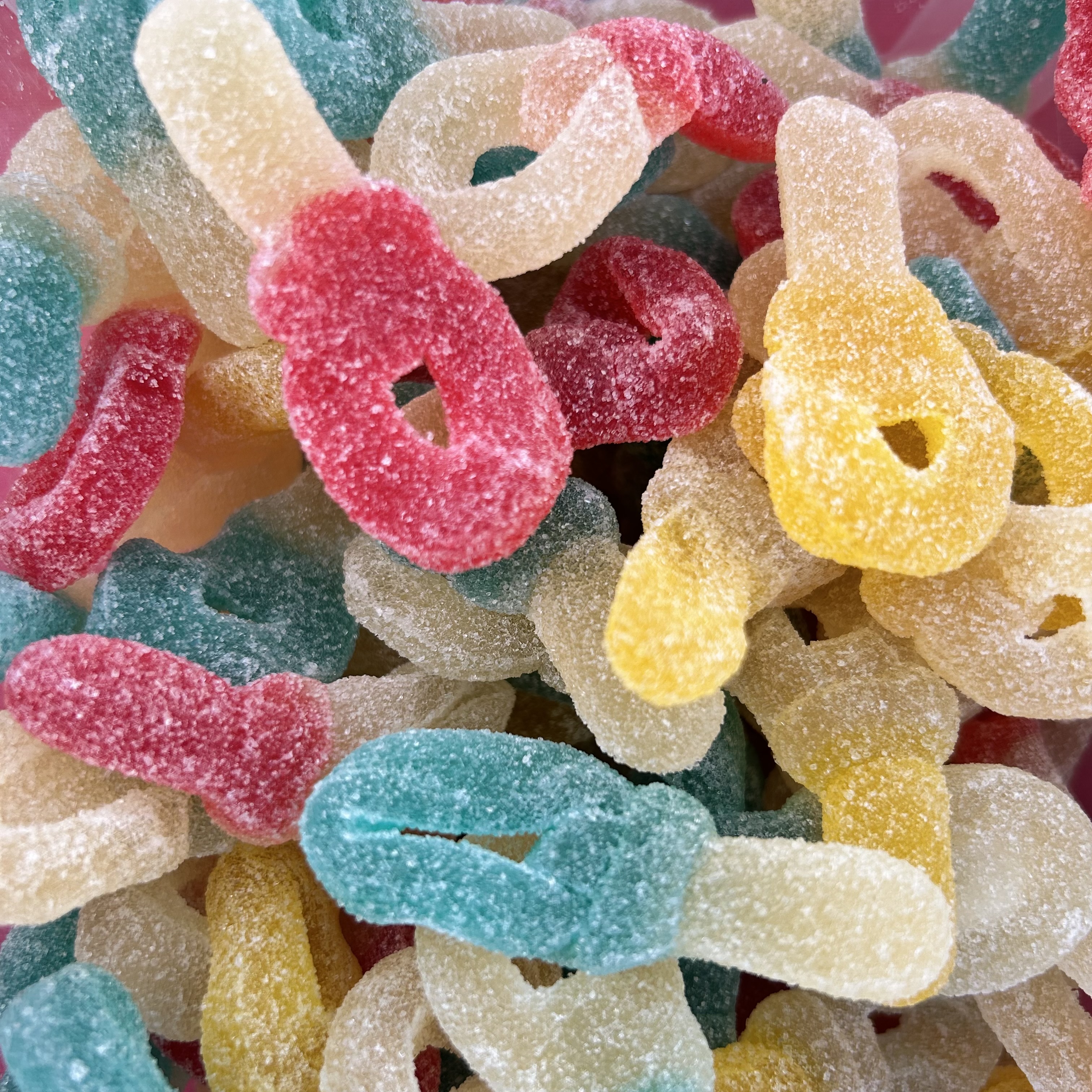 Tétines fruitées acidulées - 100g