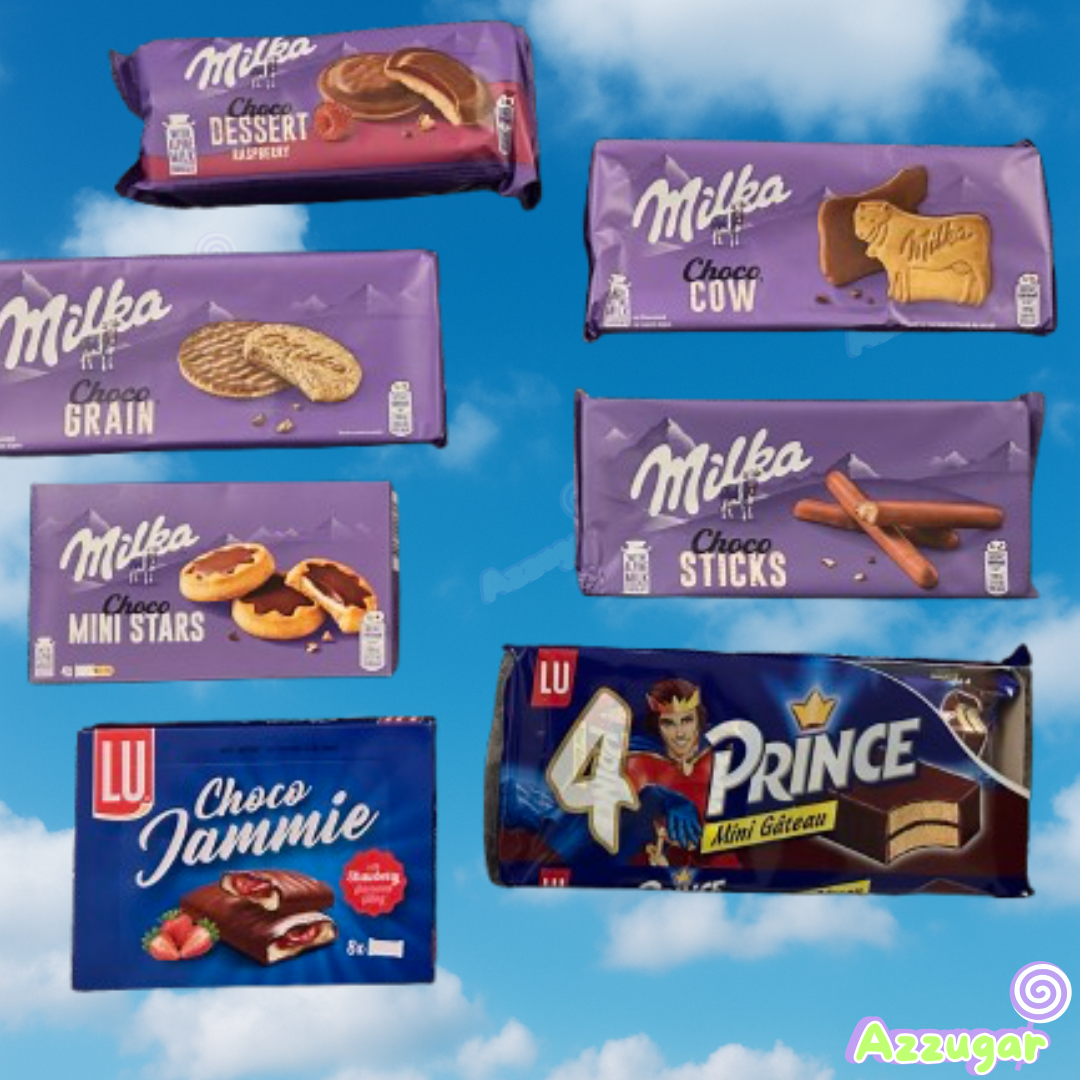Combo 7 produits  Milka & LU  (soit 1.42€/unité)