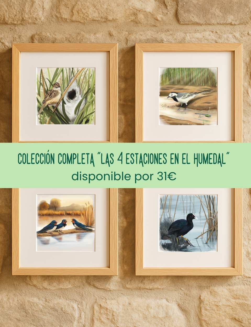 Lámina Golondrinas (otoño) 