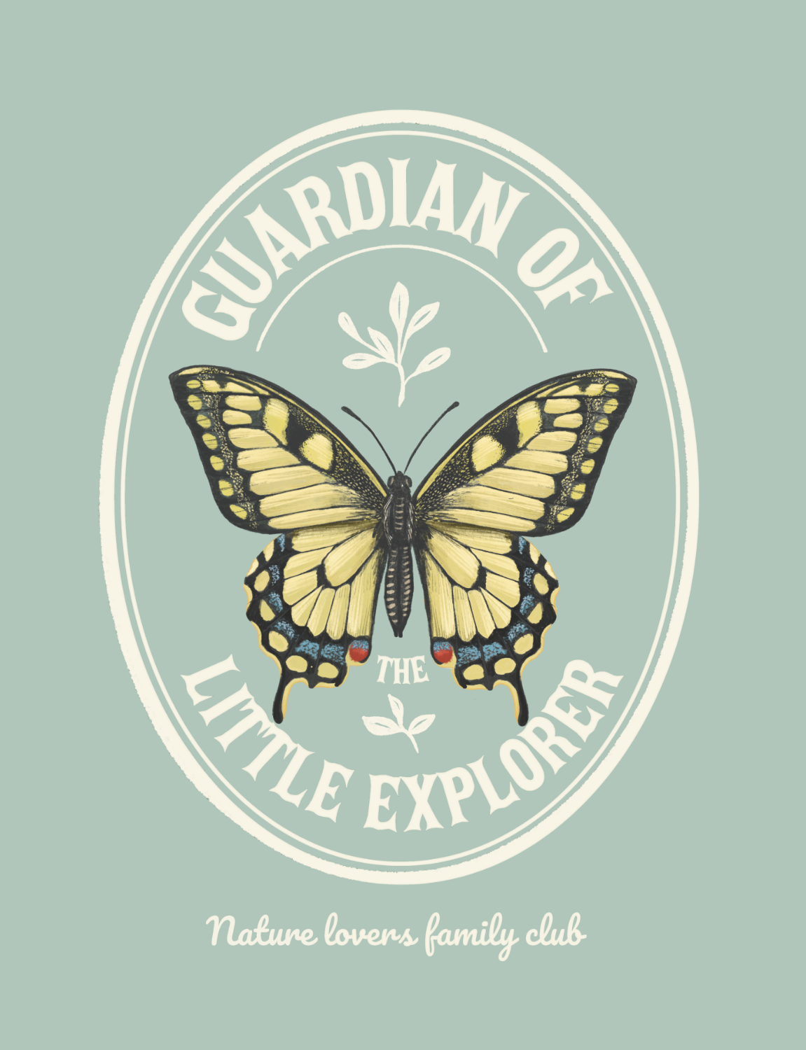 Camiseta MUJER "Explorer Family" Papilio machaon