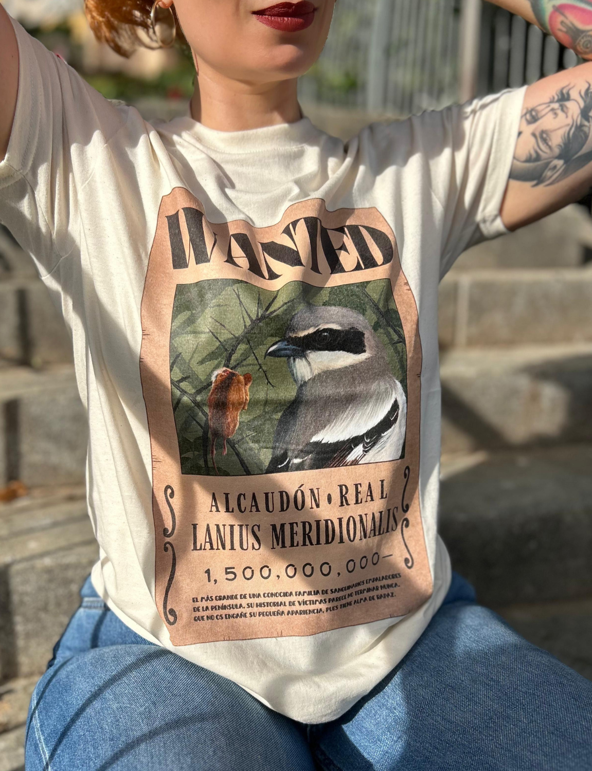 Camiseta "Wanted" Alcaudón 