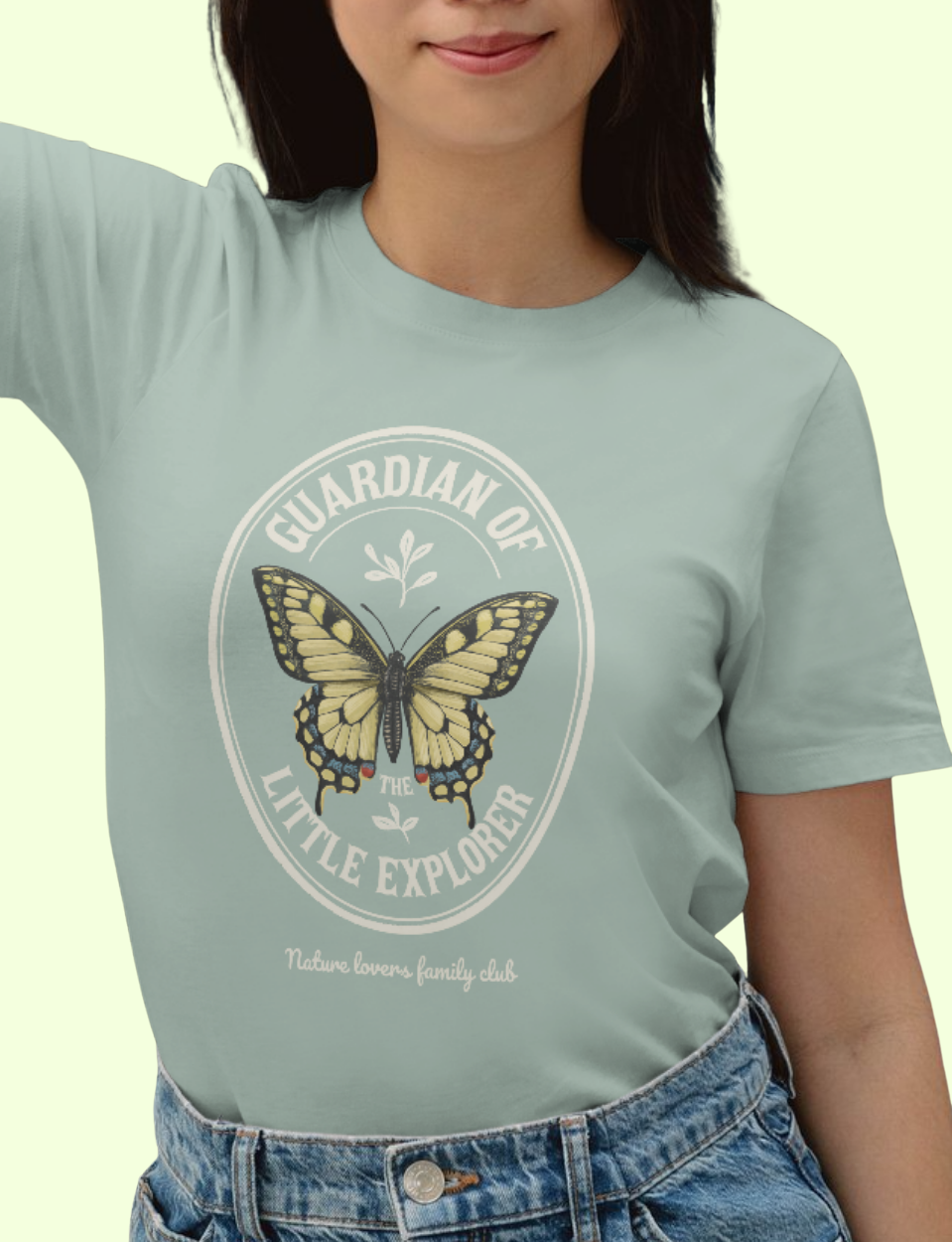 Camiseta MUJER "Explorer Family" Papilio machaon