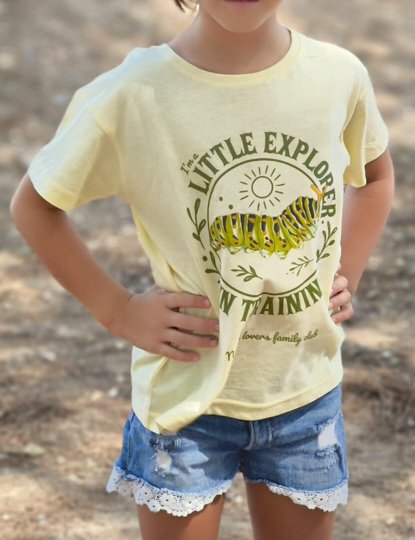 Camiseta infantil "Explorer Family" Papilio machaon