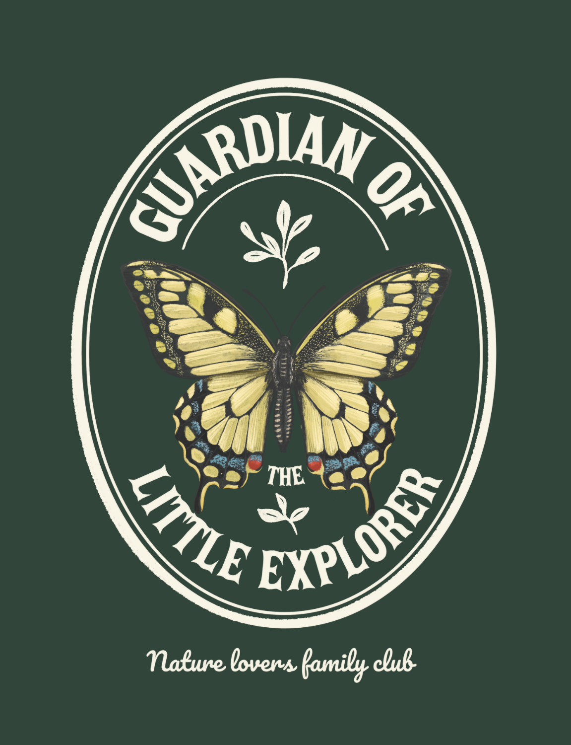 Camiseta HOMBRE "Explorer Family" Papilio machaon