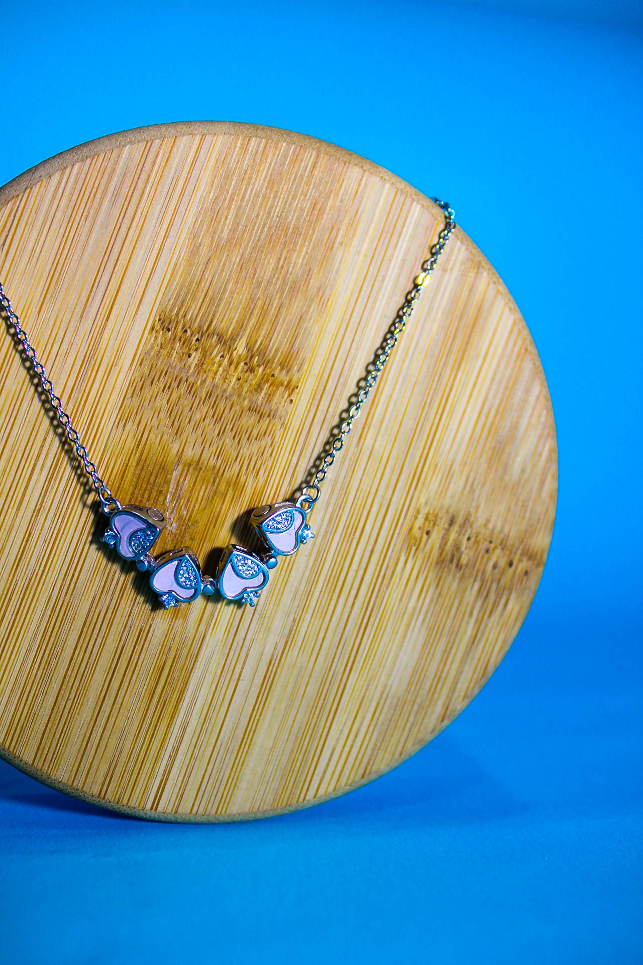 Butterfly Pendant Necklace(pink)