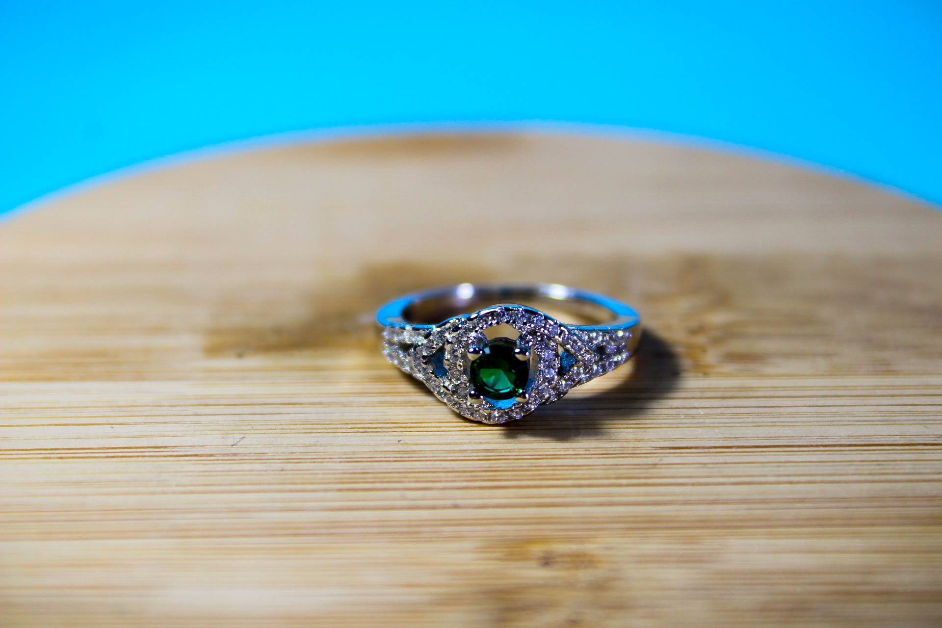 Emerald and Diamond Ring