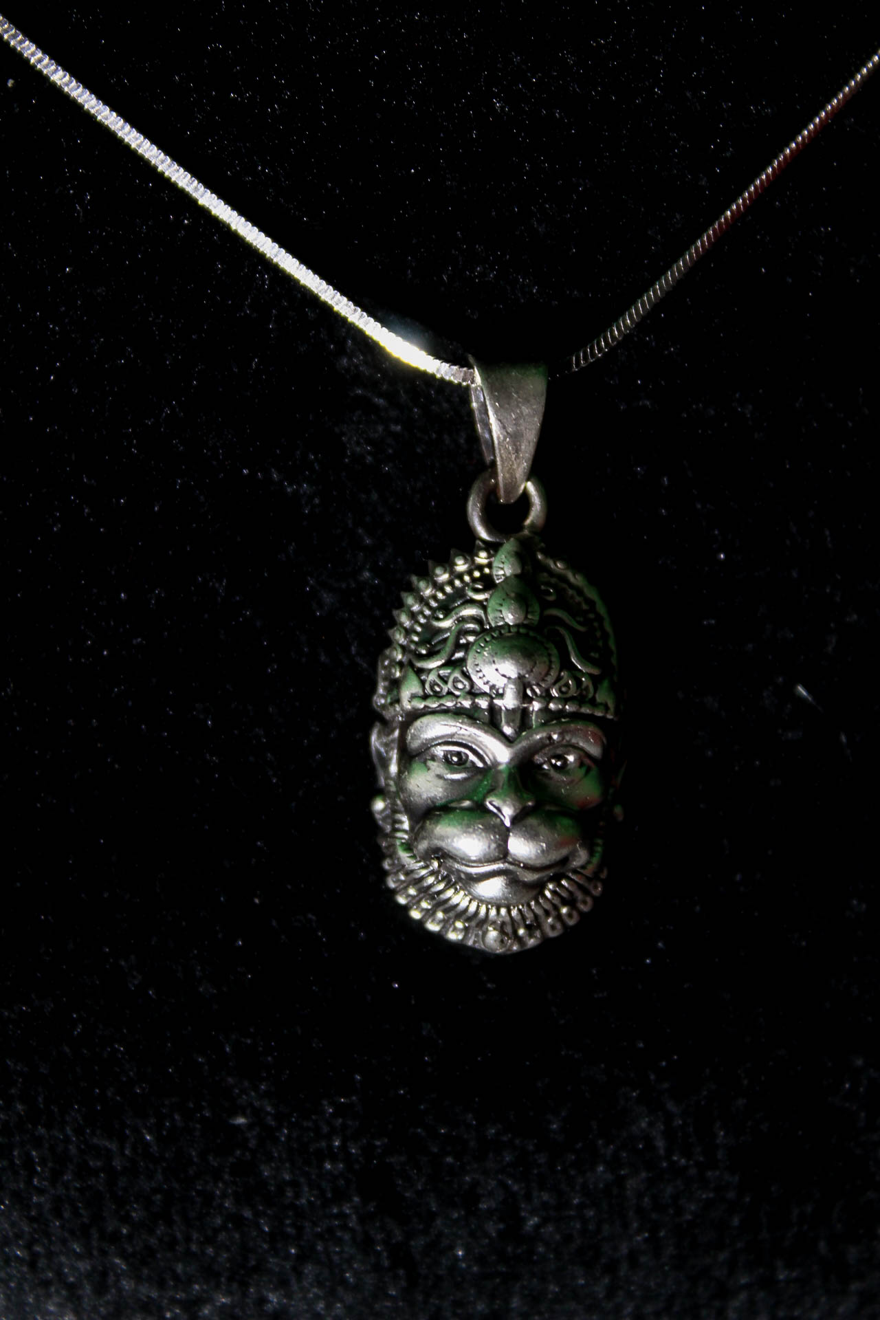 Veer Mukha 92.5 Silver Necklace