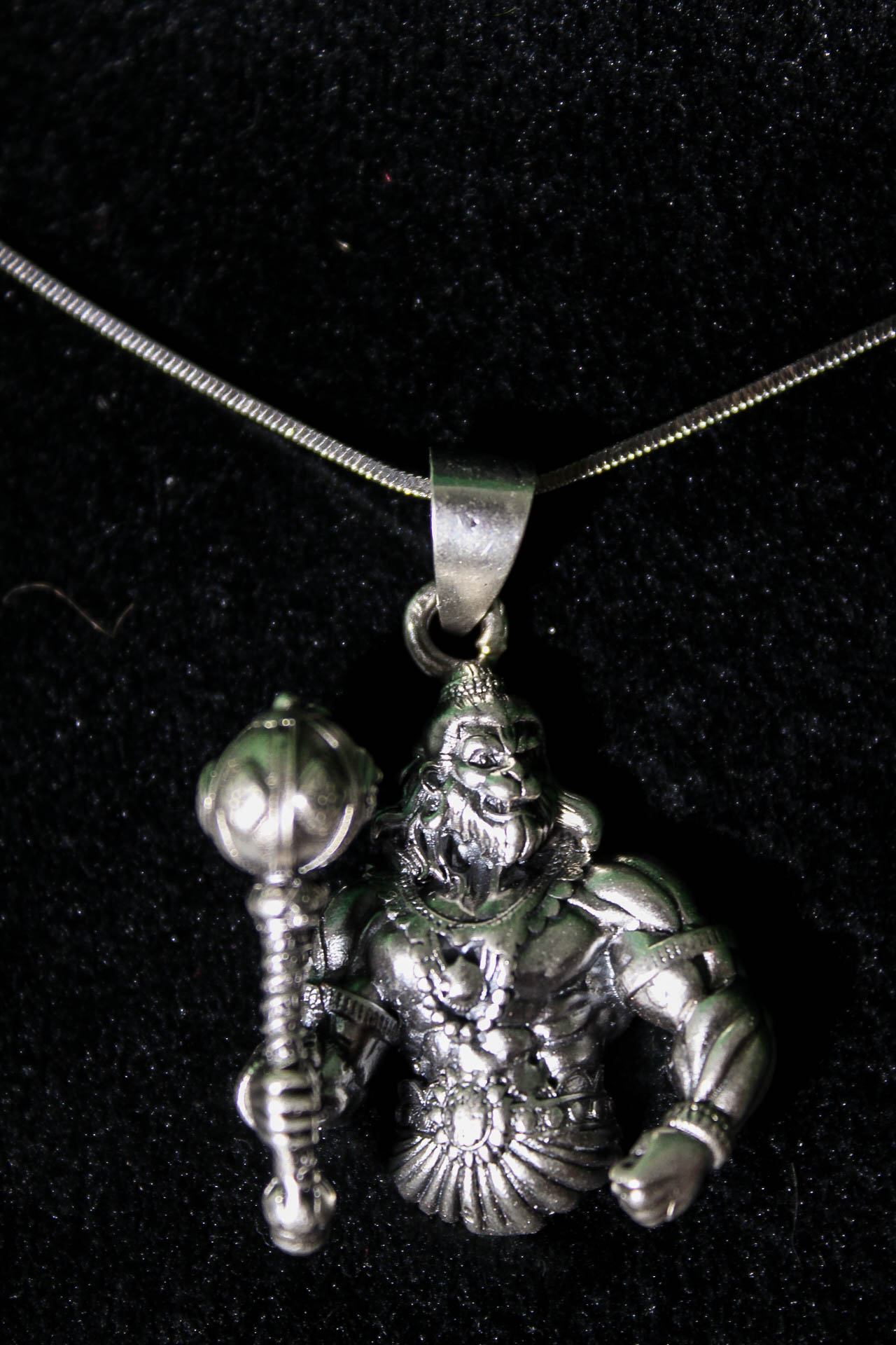 Veer Gada Hanuman 92.5 necklace pendant