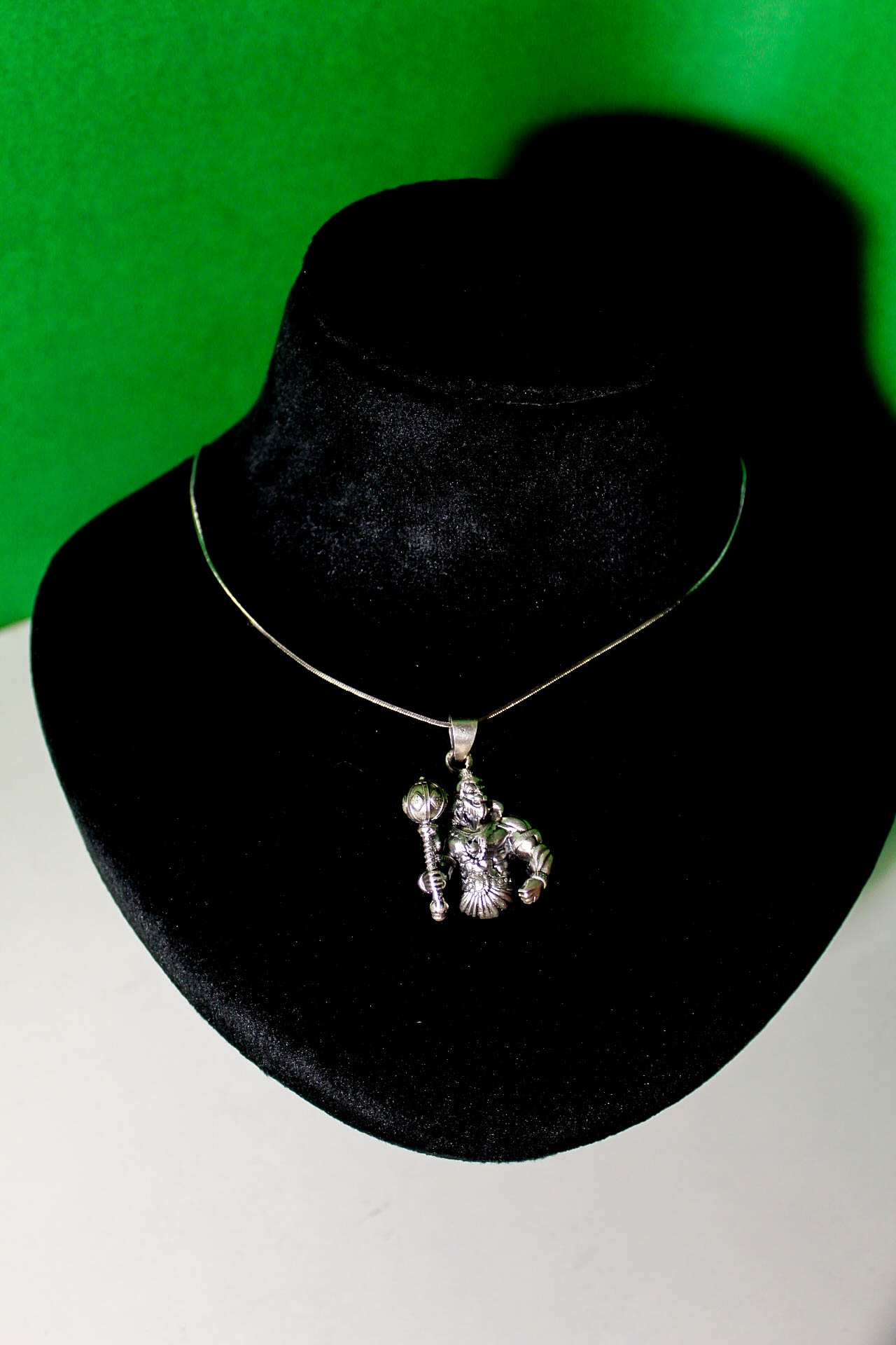 Veer Gada Hanuman 92.5 necklace pendant