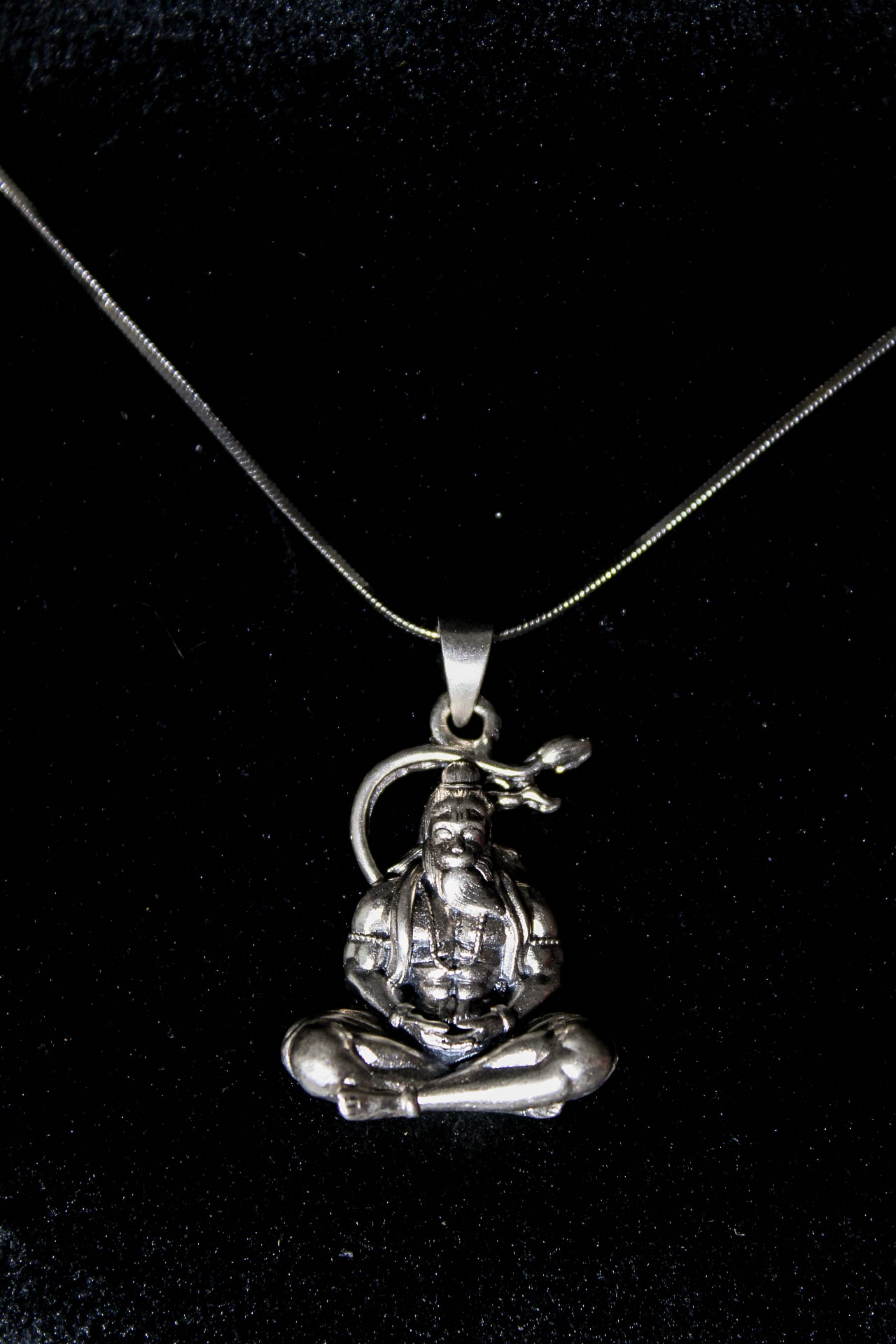 Hanuman ji 92.5 silver Pendant
