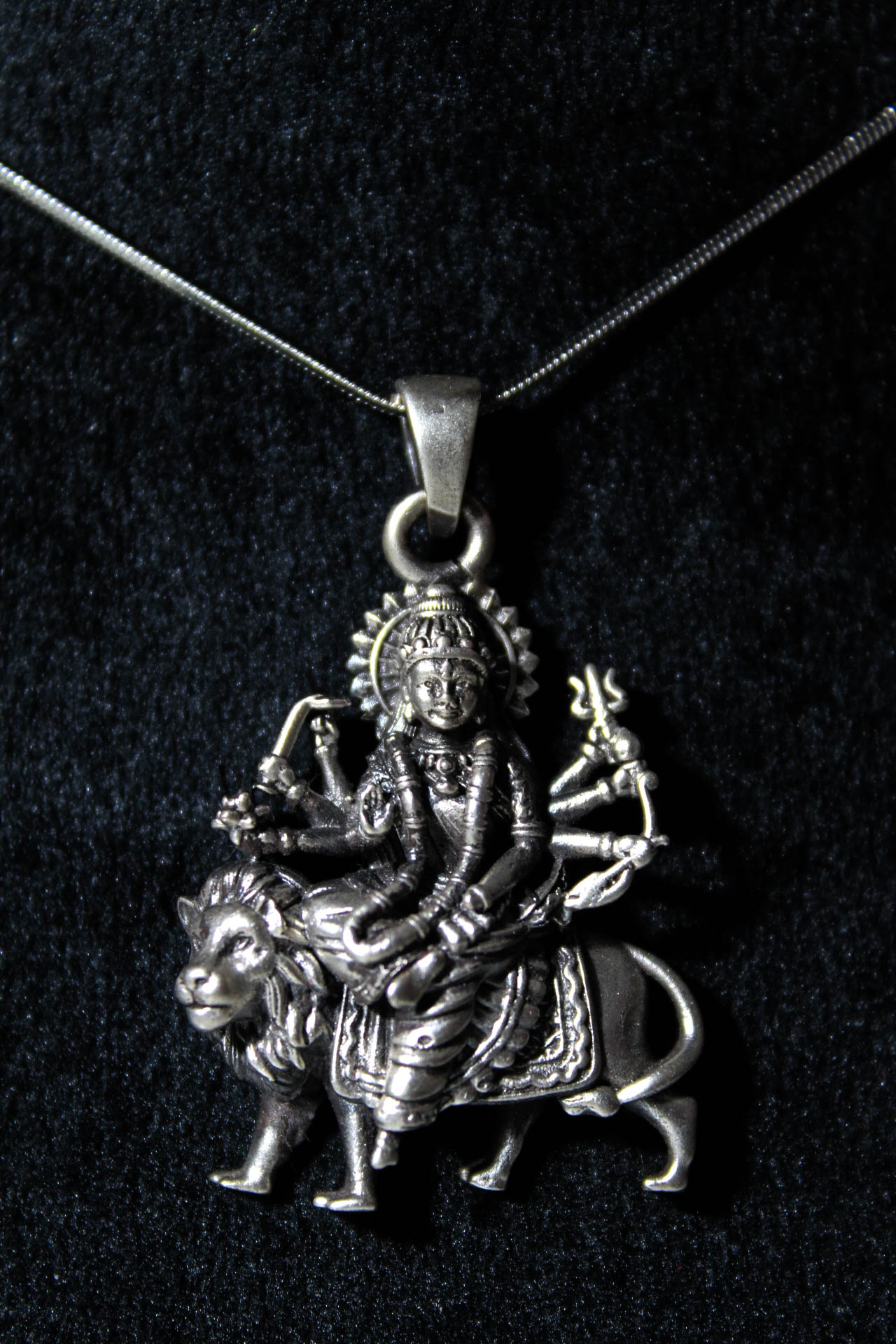 Shera Wali Mata Mini 92.5 silver Pendant