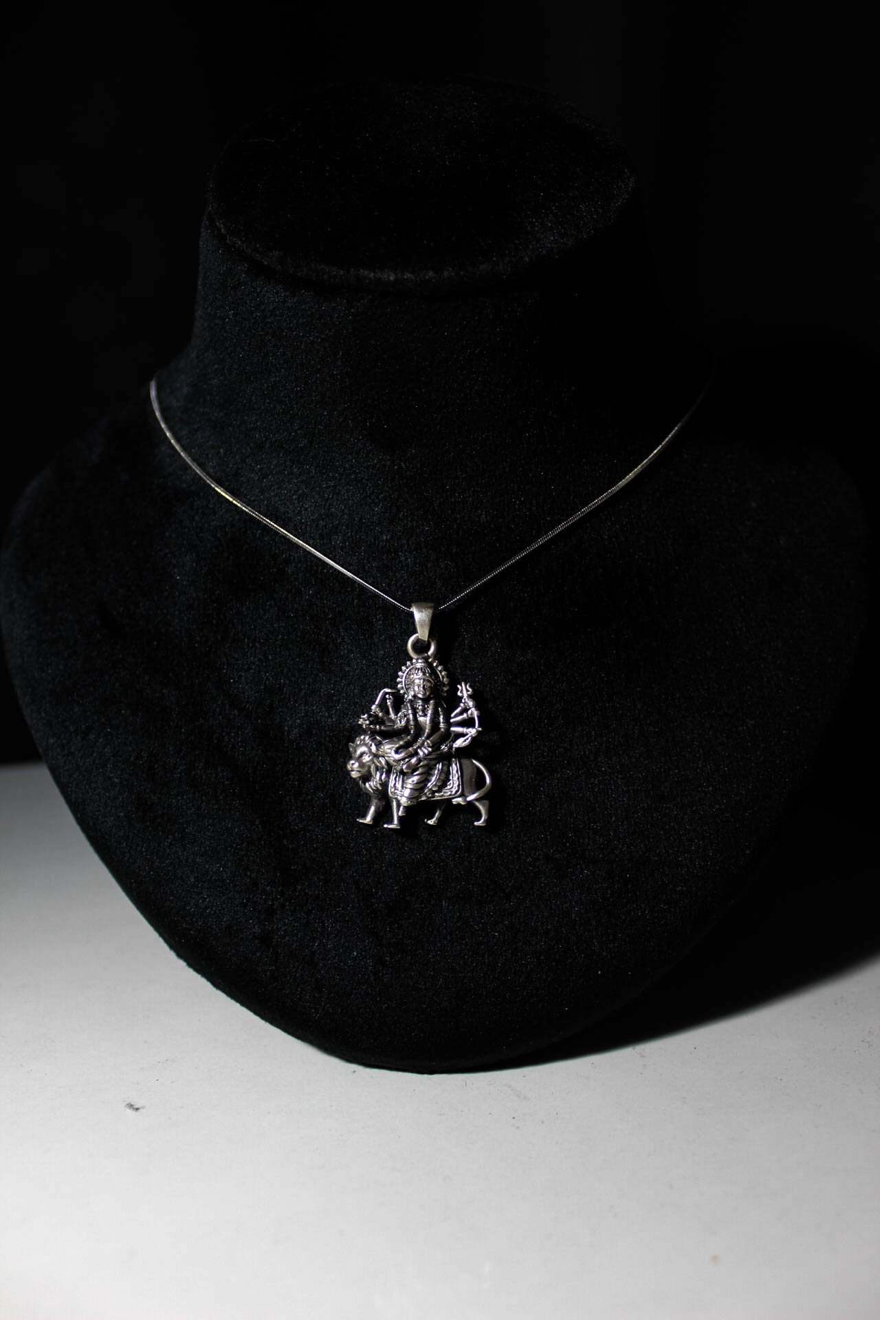 Shera Wali Mata Empress 92.5 Silver Necklace