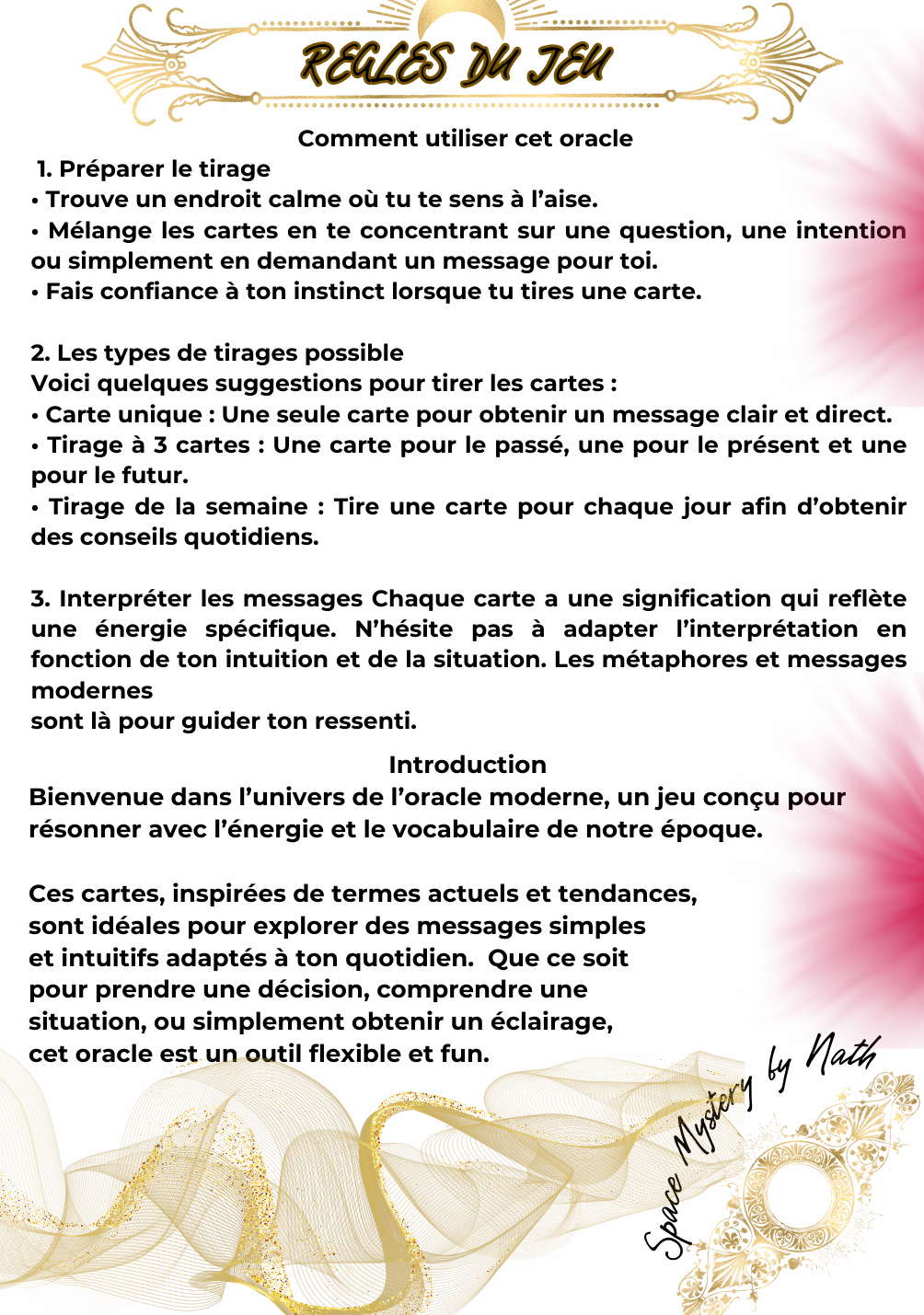 L'oracle "Spacemystery by Nath"
