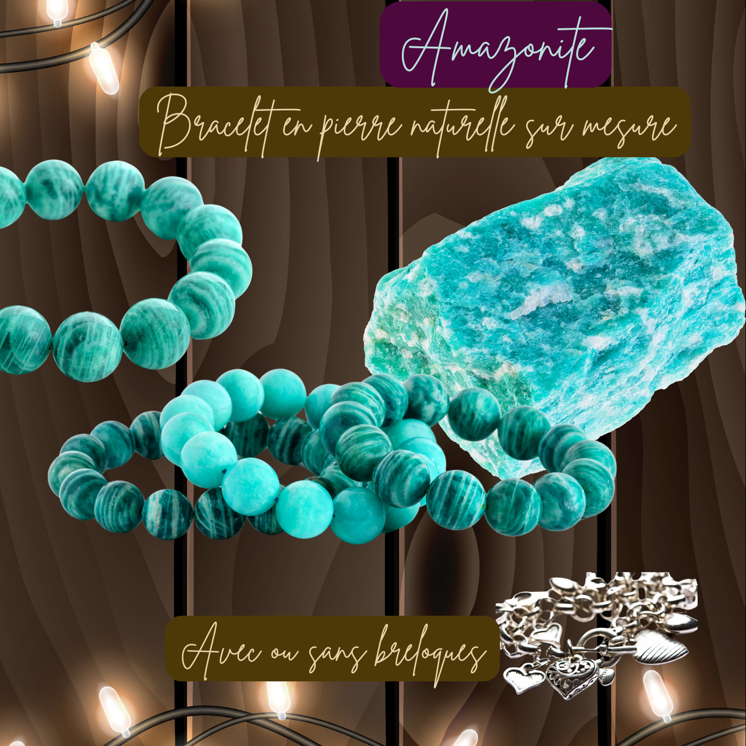 BRACELET AMAZONITE