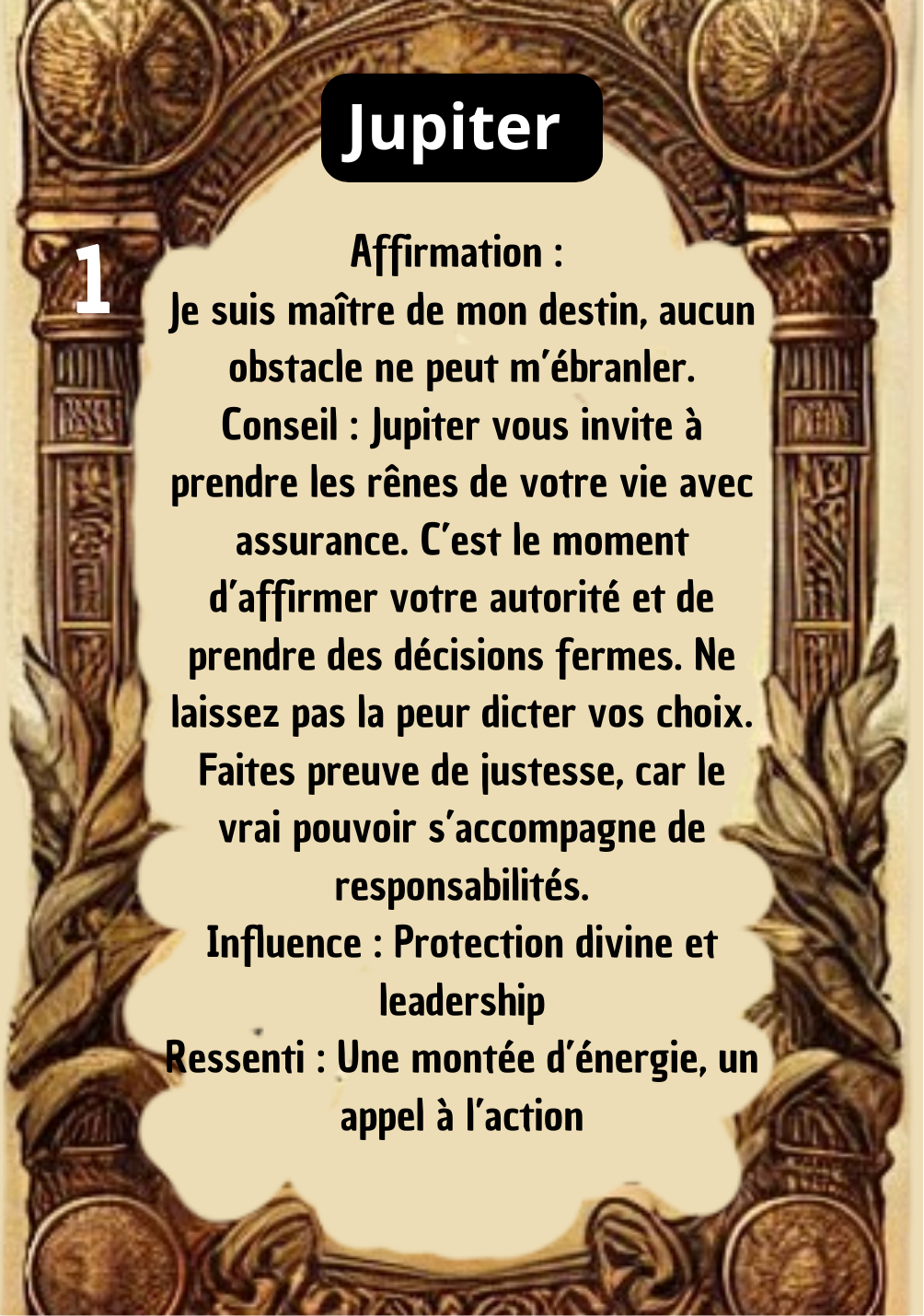 L 'oracle Peplum