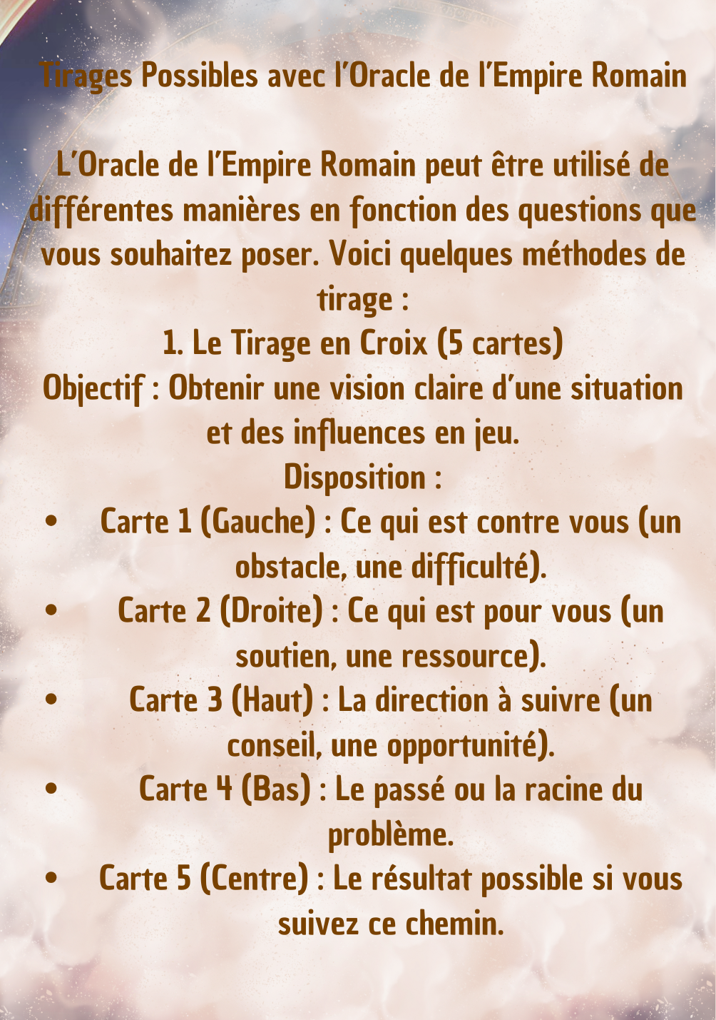 L 'oracle Peplum