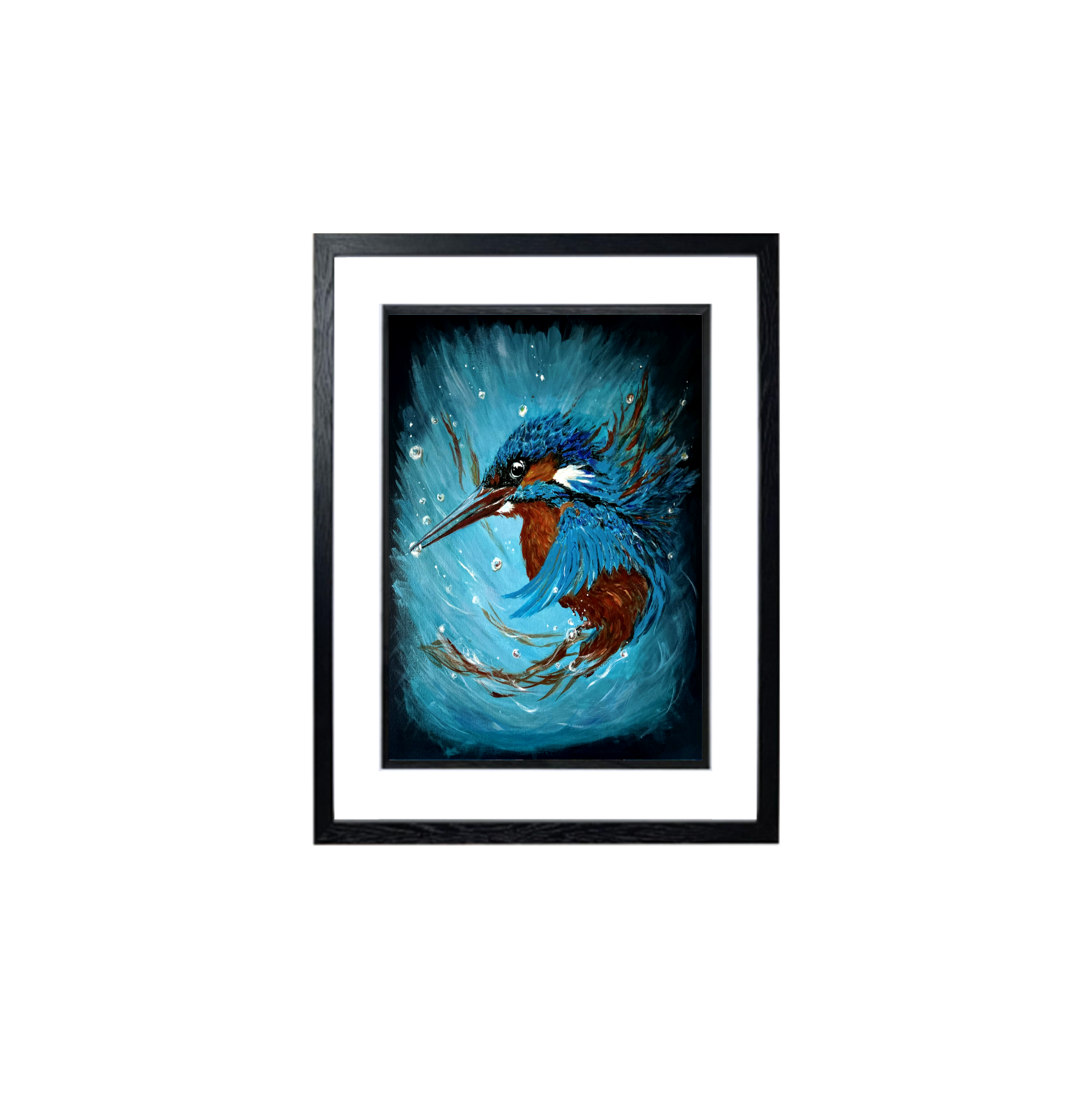 Kingfisher Framed Print     16" x 12"