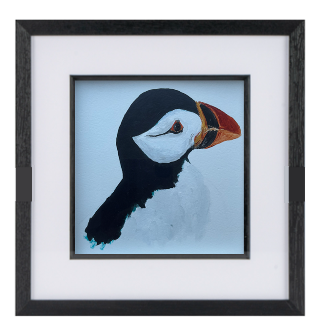 Puffin Portrait Art Print
