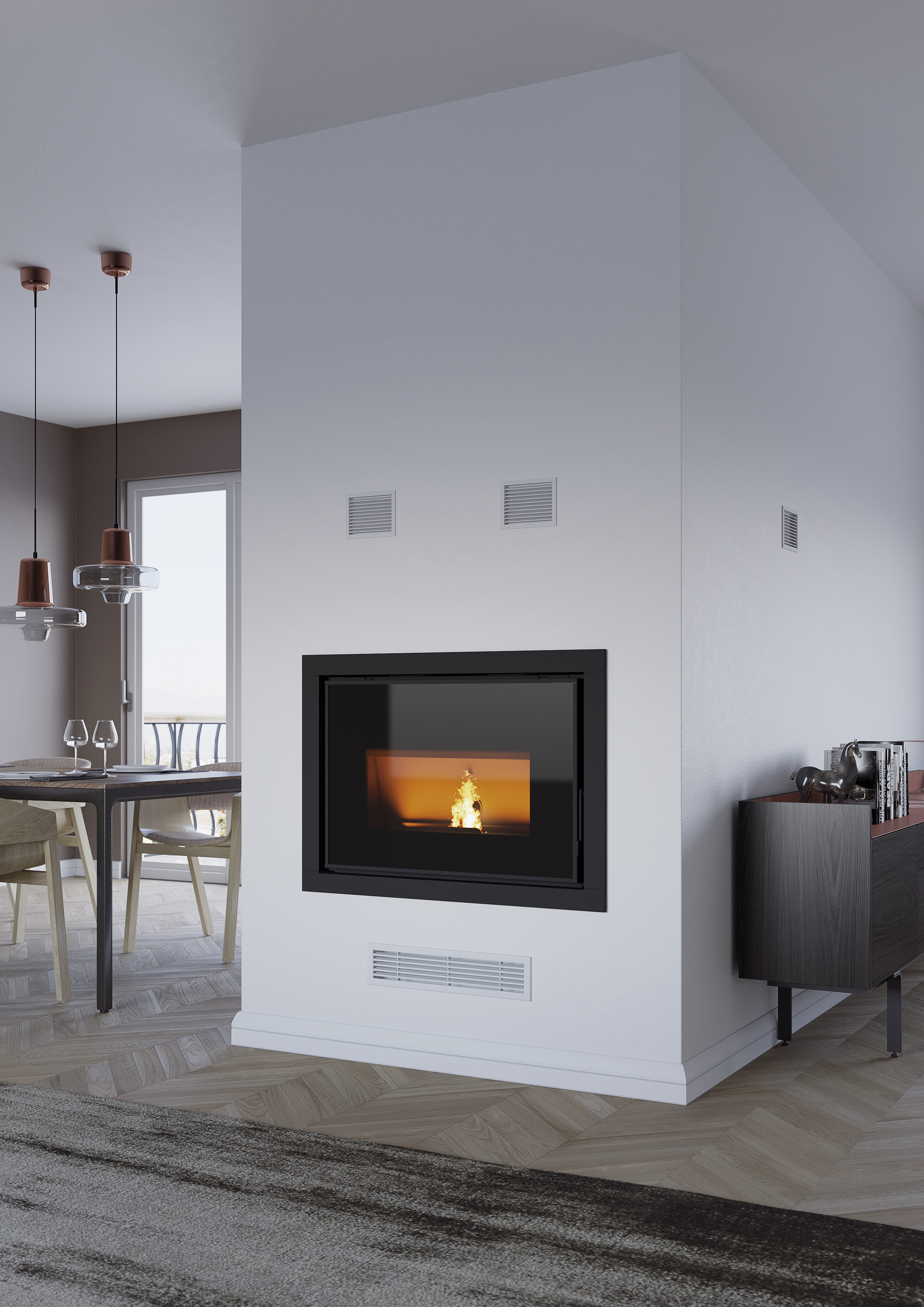 Granulinė kapsulė Eva Calor Kris 12,4 kW