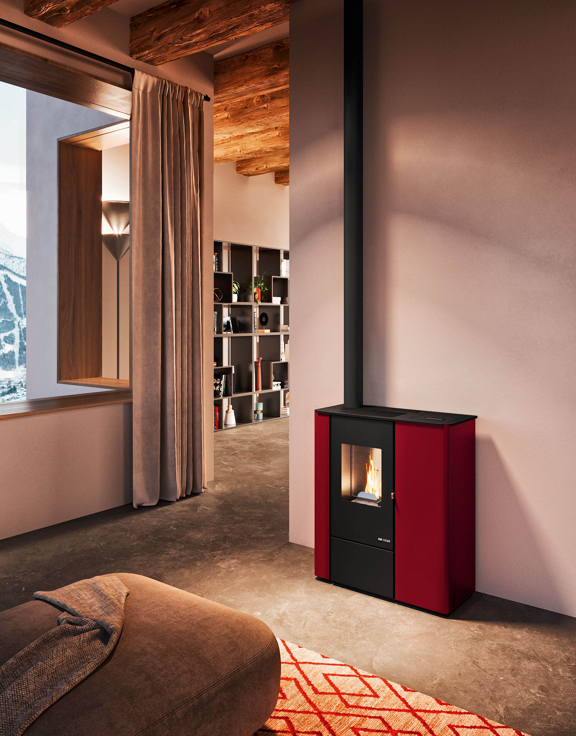 Granulinė krosnelė Eva Calor Vale