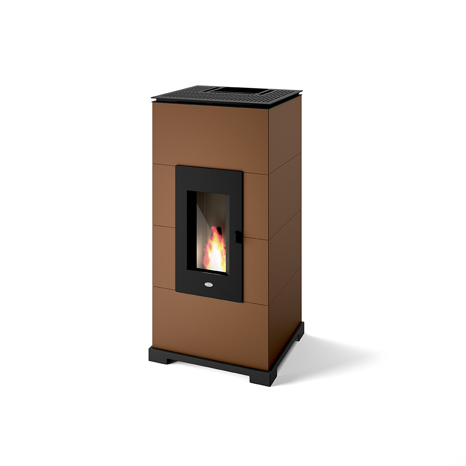 Granulinė krosnelė su šilumos akumuliacija Eva Calor Maura 11kW