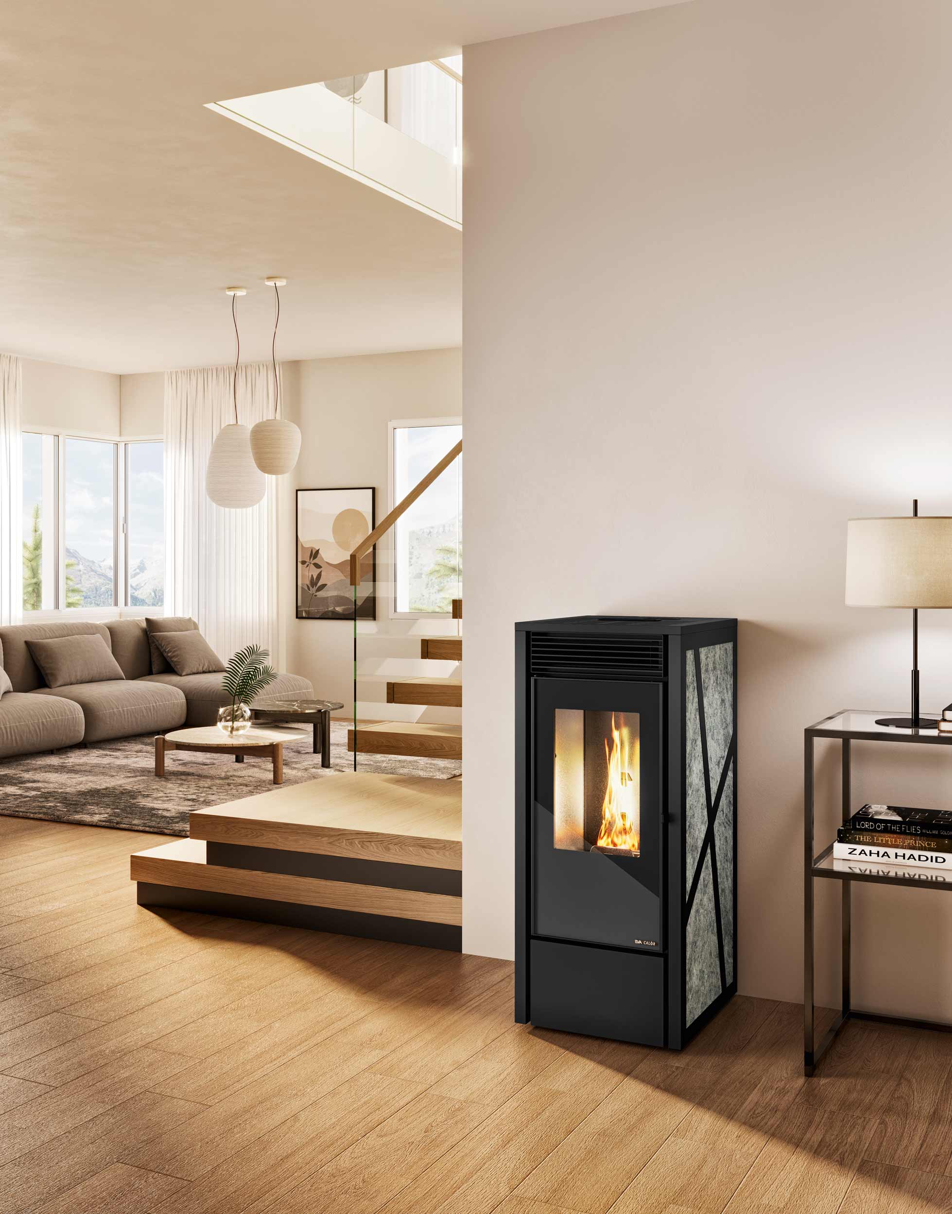 Granulinė krosnelė Eva Calor  Ada 11 kW