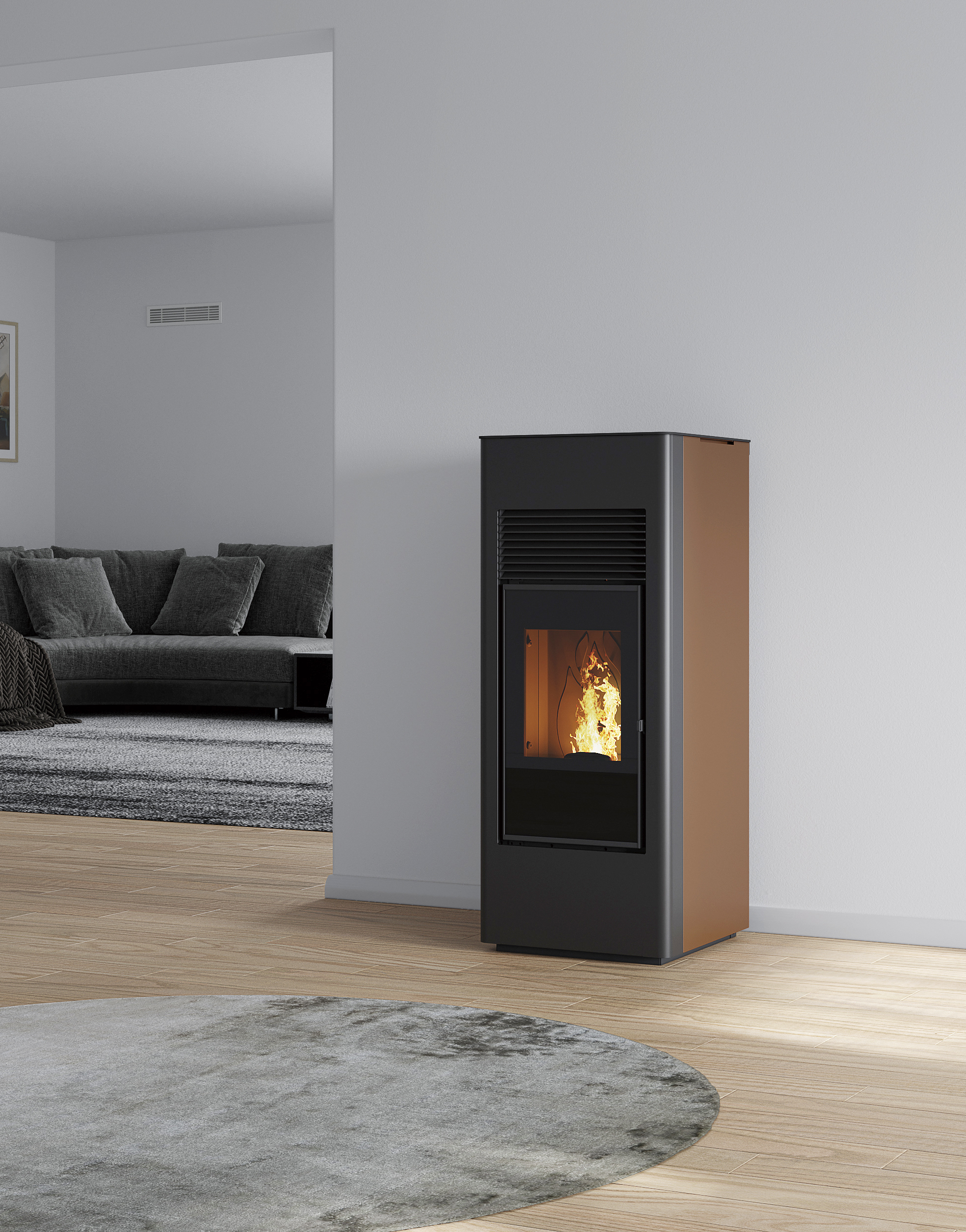 Granulinė krosnelė Eva Calor Doria 15,4 kW