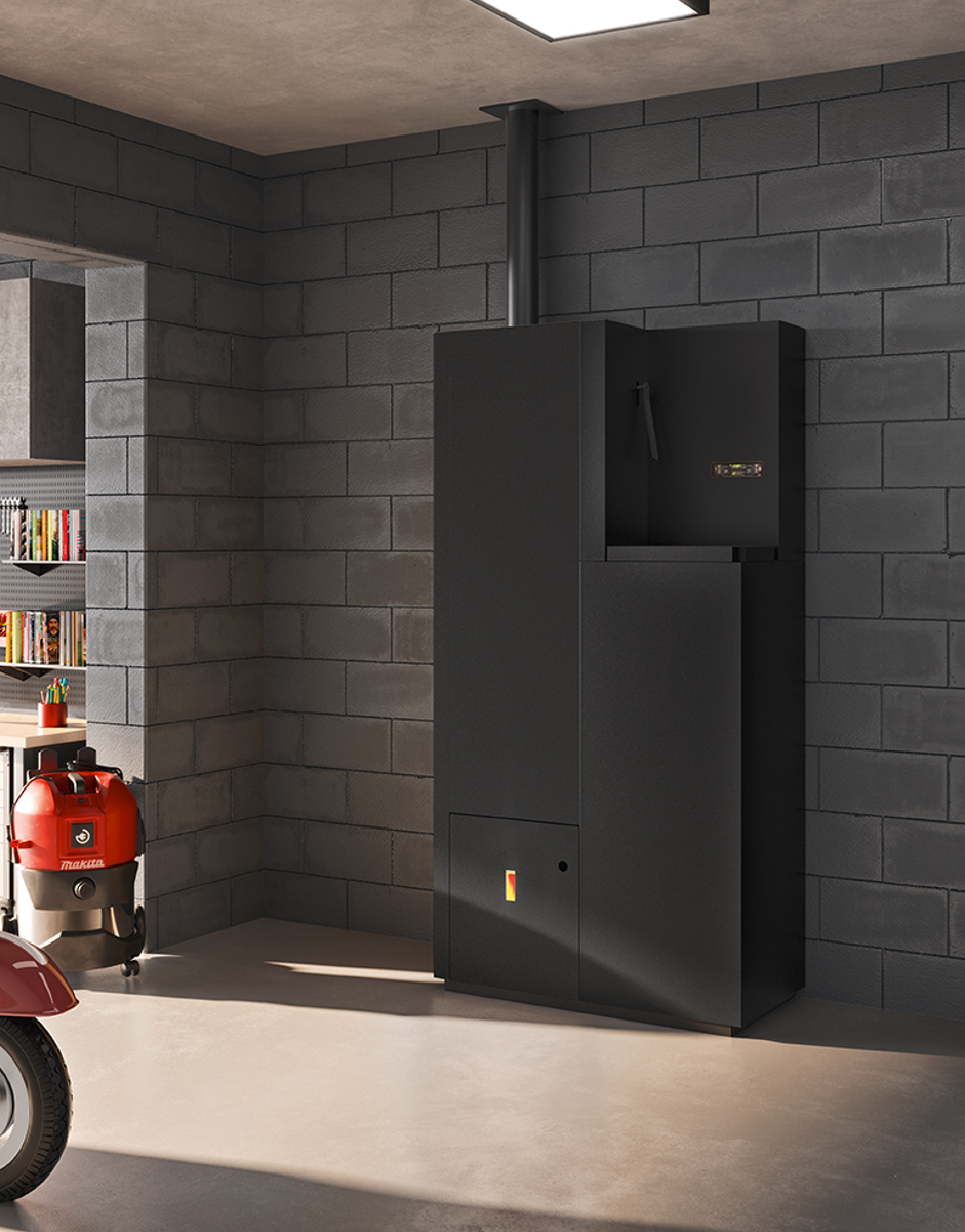 5 klasės granulinis katilas Eva Calor Sola