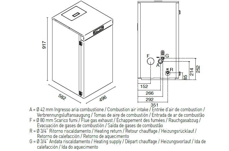 Granulinis katilas Eva Calor EV10