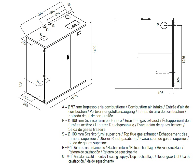 5 klasės granulinis katilas Eva Calor  PRO 34
