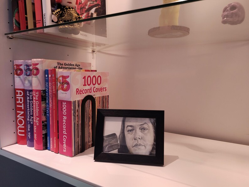 Original pencil portrait of Kathy Bates as Annie Wilkes - Misery