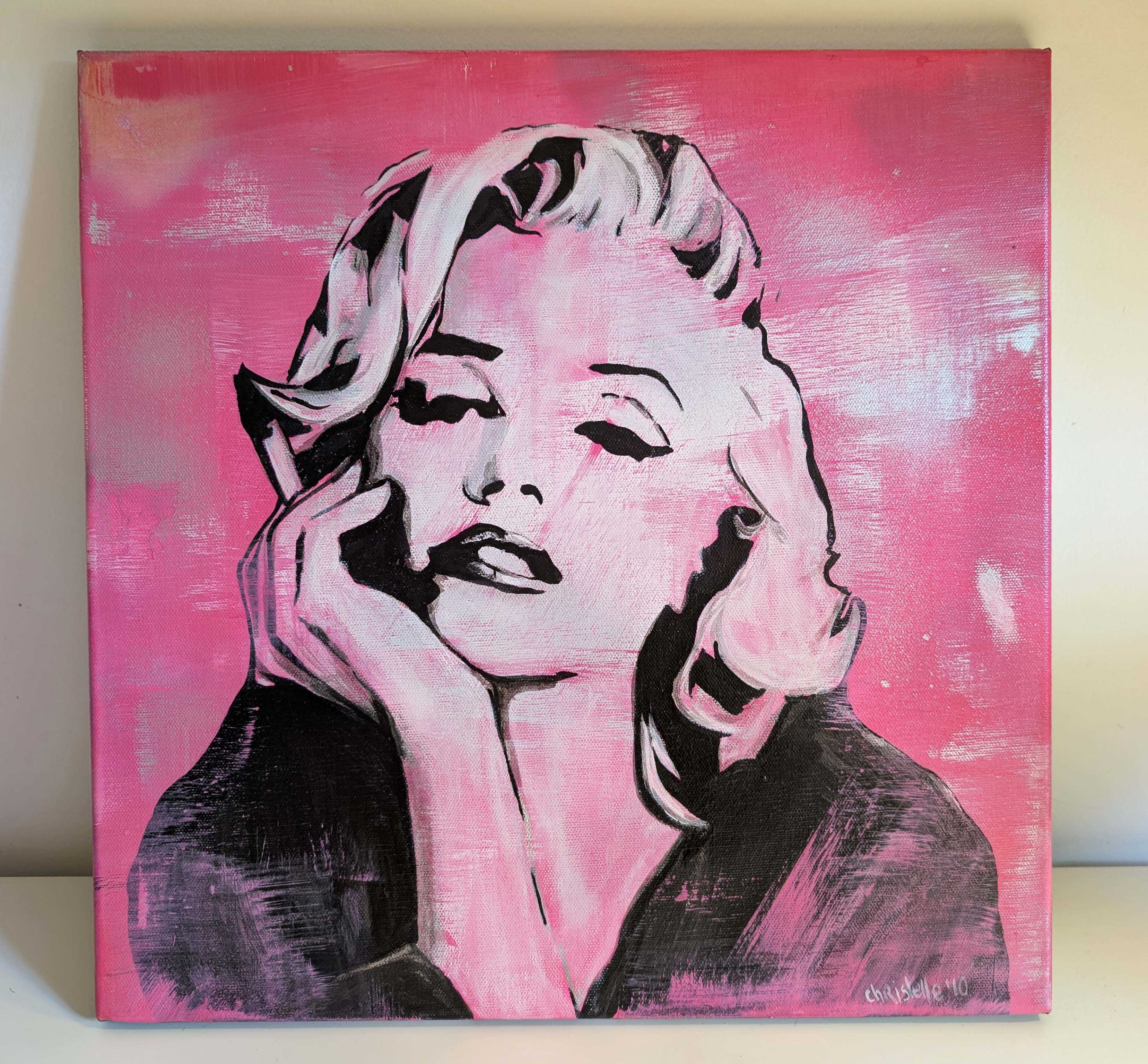 Painting of Marilyn Monroe