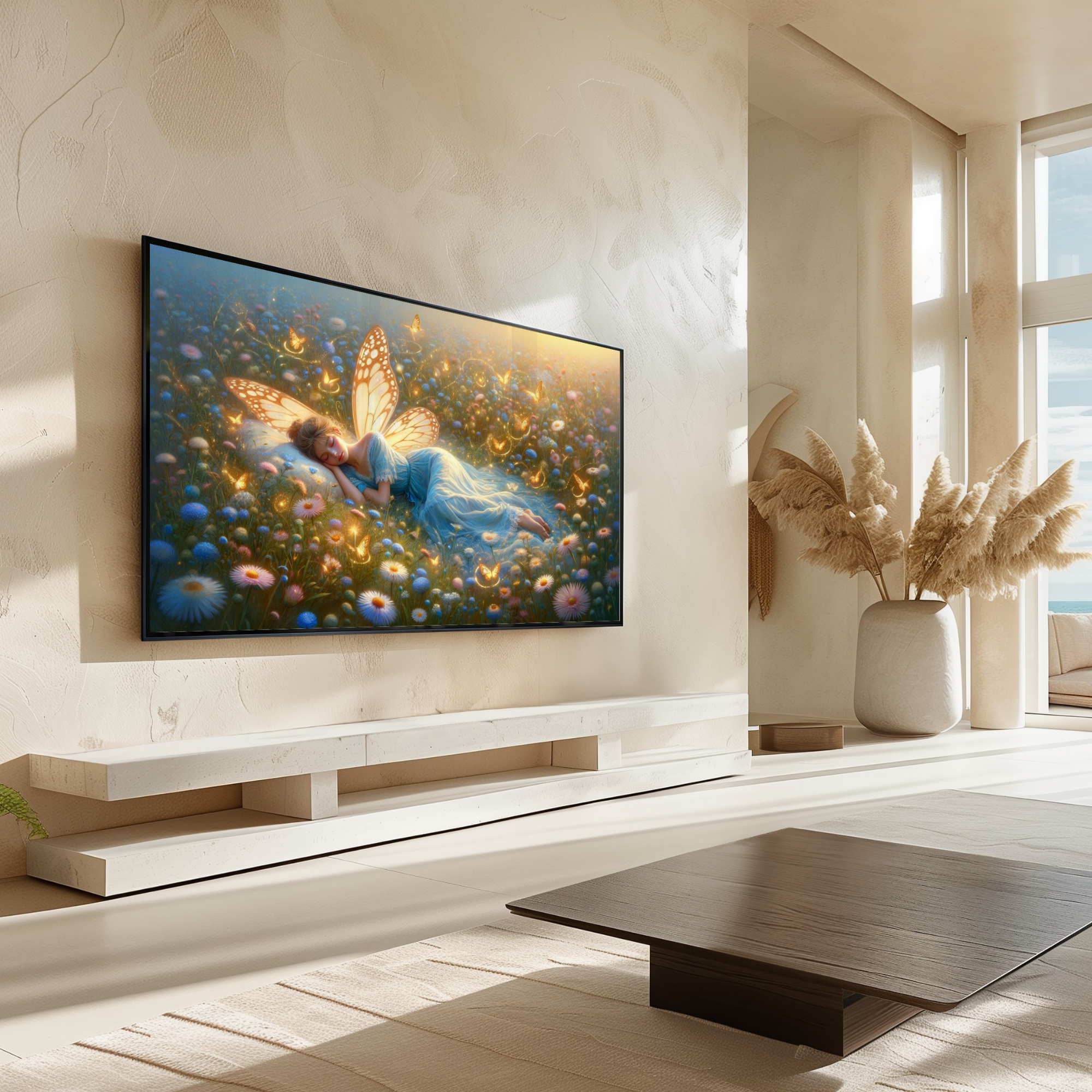 Paisaje De Ensueño Hada Mística 4K TV Art 