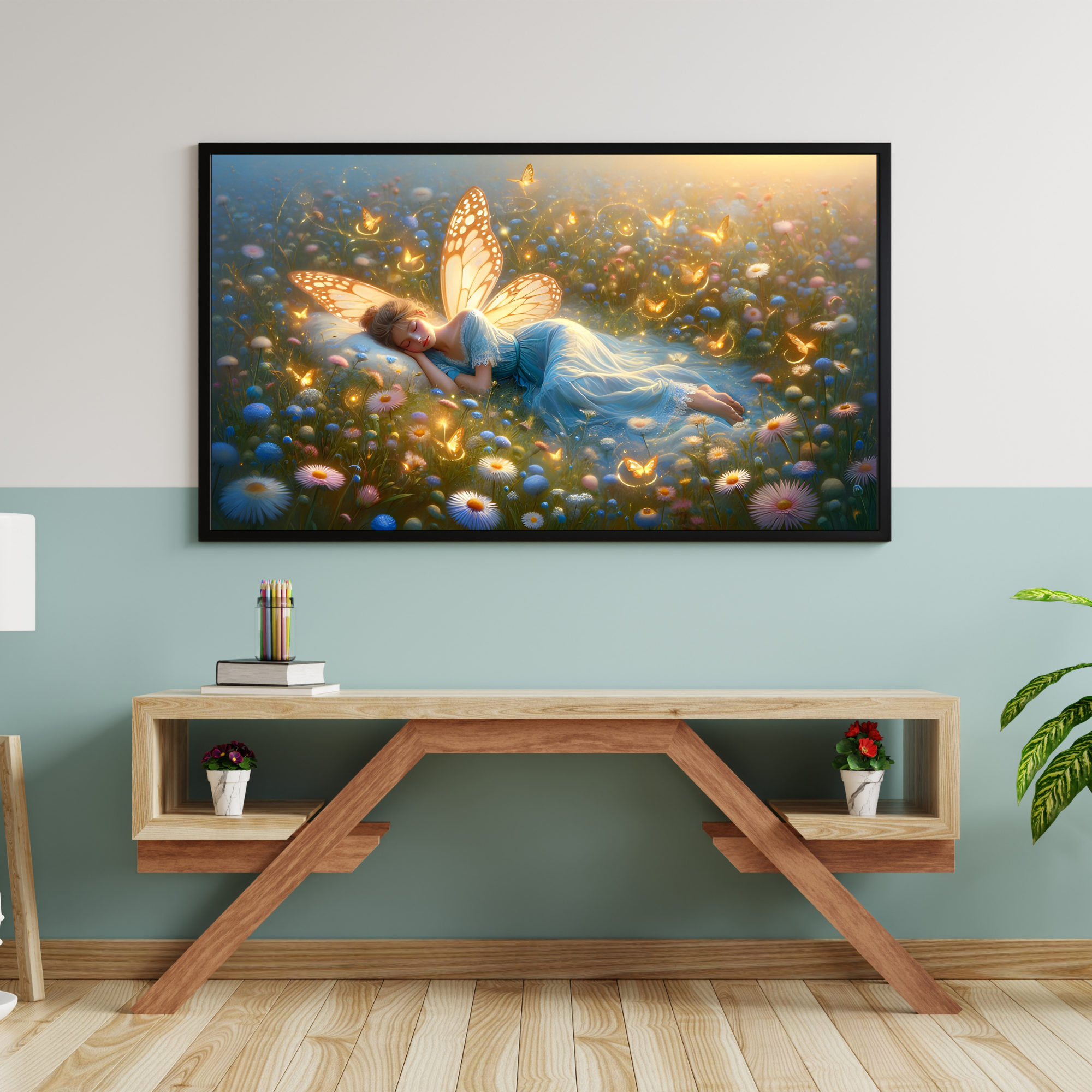 Paisaje De Ensueño Hada Mística 4K TV Art 