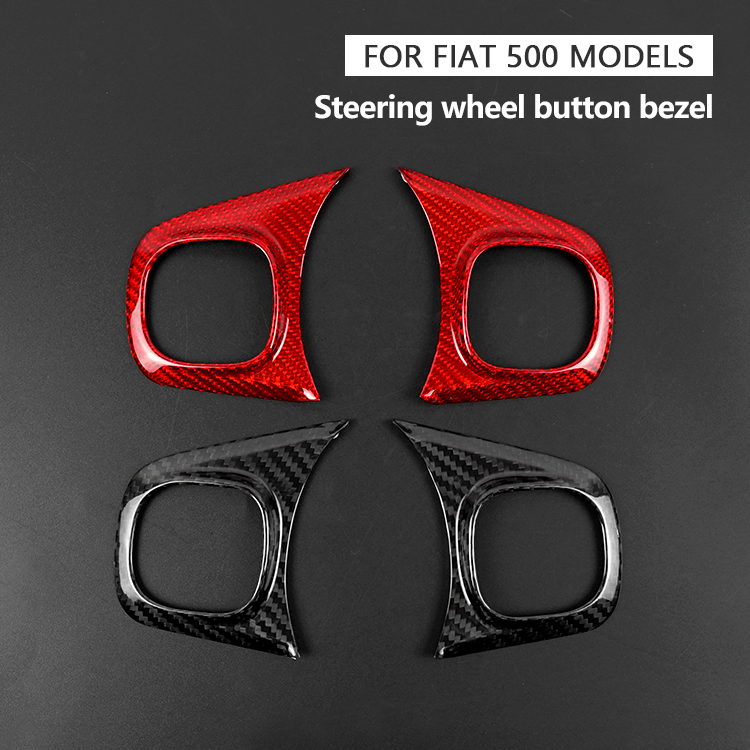 Fiat 500 Steering Wheel Button Bezel