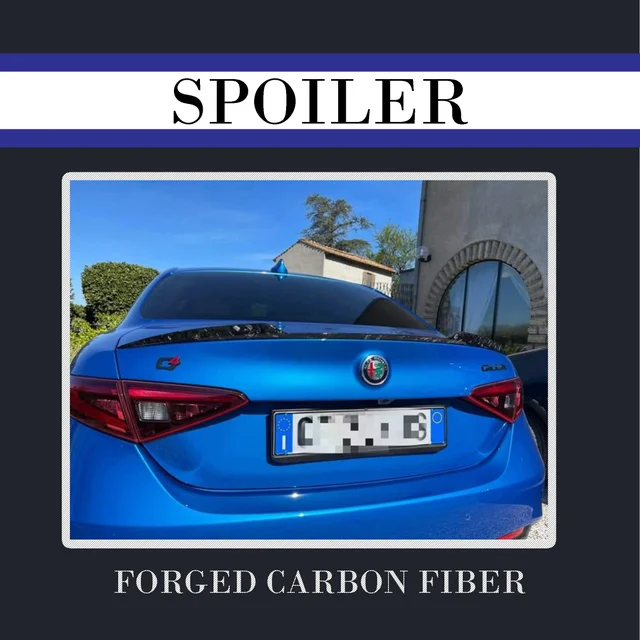 SPOILER QUADRIFOGLIO CARBONIO FORGIATO