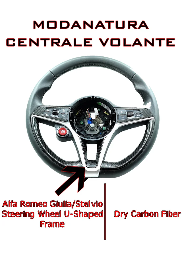 INSERTO CENTRALE VOLANTE ALFA ROMEO