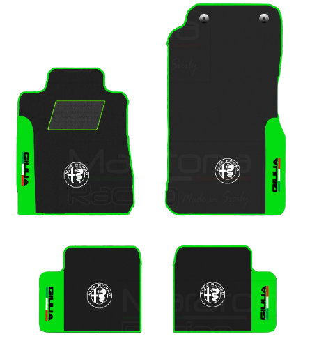 Tappetini Giulia - Sportline - 4pz - Set 1