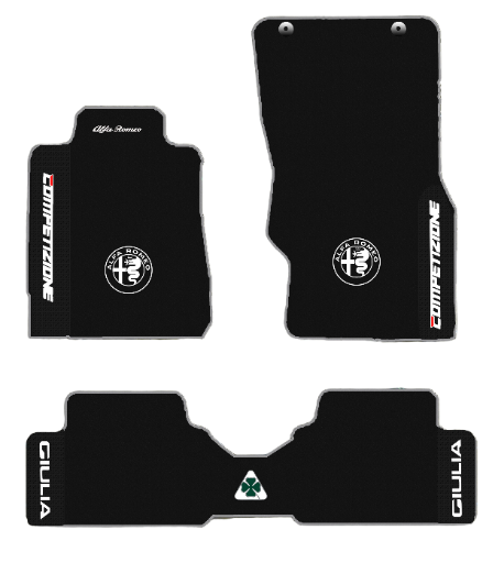 Tappetini Giulia - Sportline - Set 5 - COMPETIZIONE
